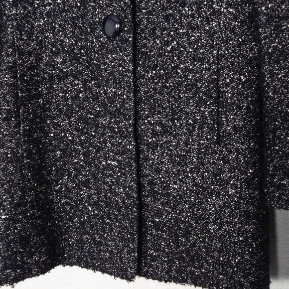 Talbots Petites Women’s Knit Coat Dark Academia Minimalist Structured Fit Sz 2 - Picture 5 of 10